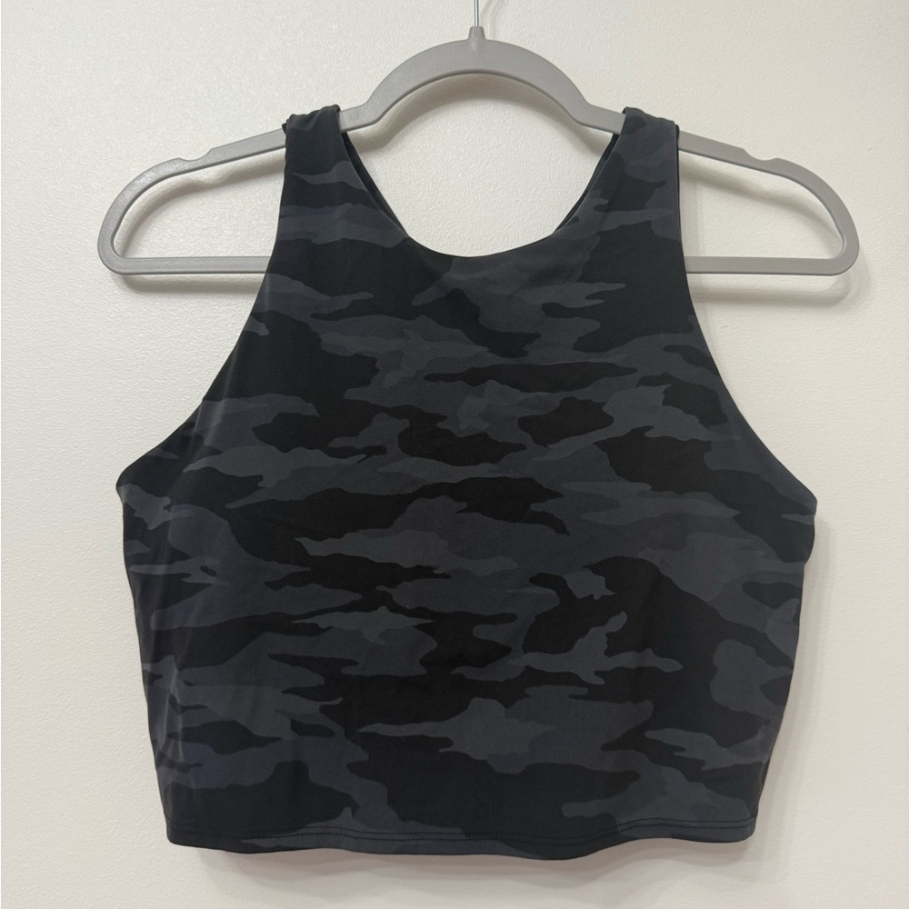 Athleta Camo Crop Top Sports Bra - Picture 3 of 9